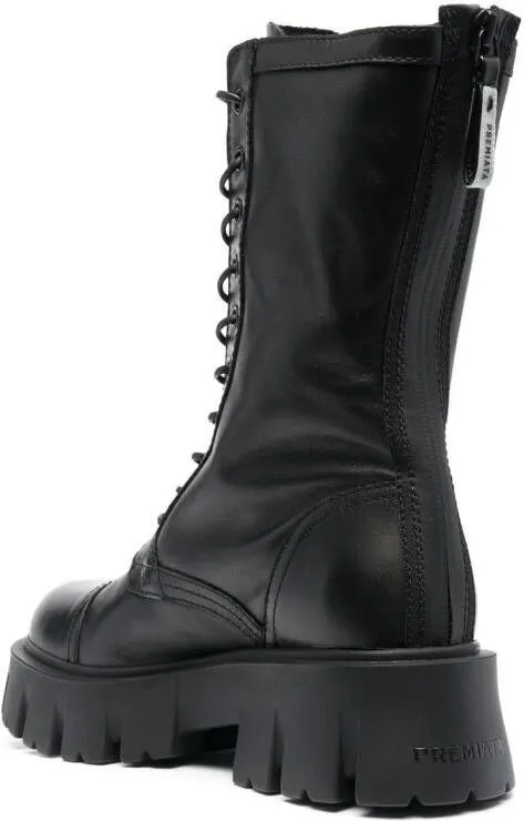 Premiata Elba combat boots Black