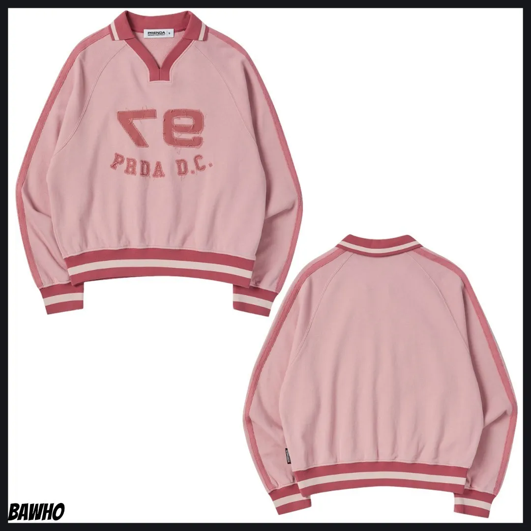 PRENDA FROM PLANT  |Unisex Street Style Long Sleeves Plain Cotton