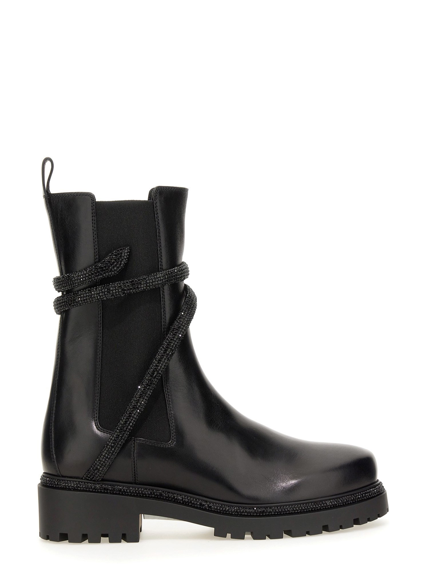 RENE CAOVILLA    CLEO COMBAT BIKER BOOT