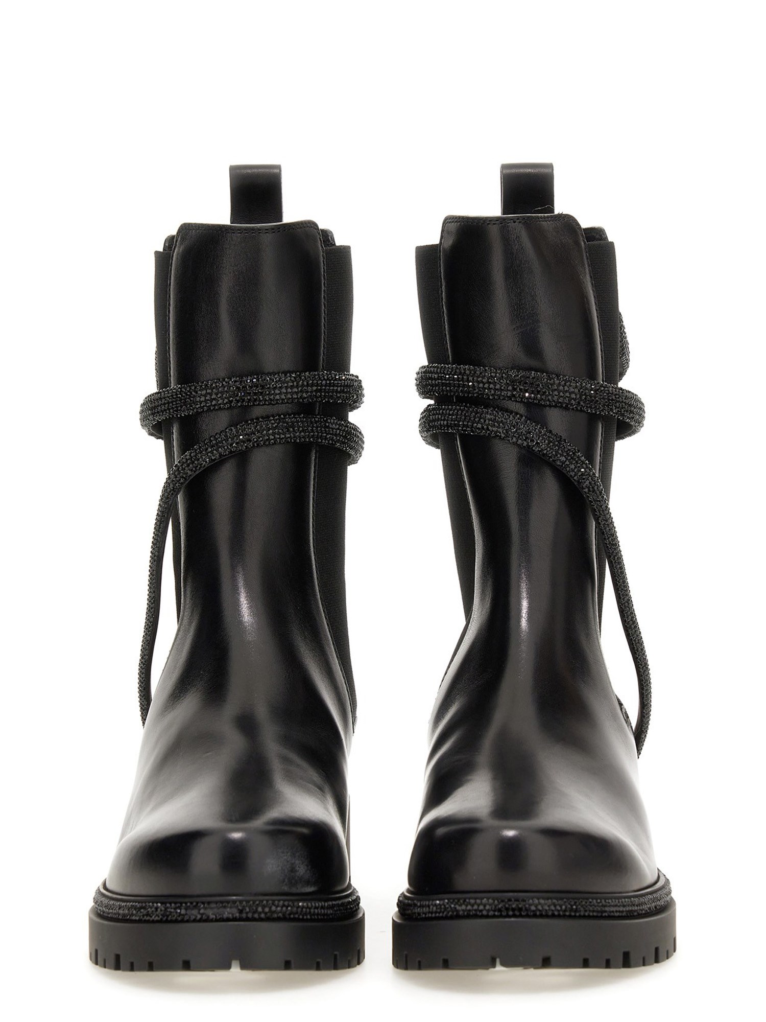 RENE CAOVILLA    CLEO COMBAT BIKER BOOT