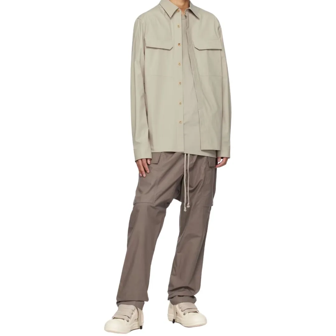 RICK OWENS  |Long Sleeves Plain Designers Shirts