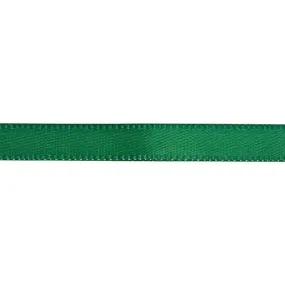 Satin Ribbon, 1/4 Inch Wide, Hunter Green (By the Foot)