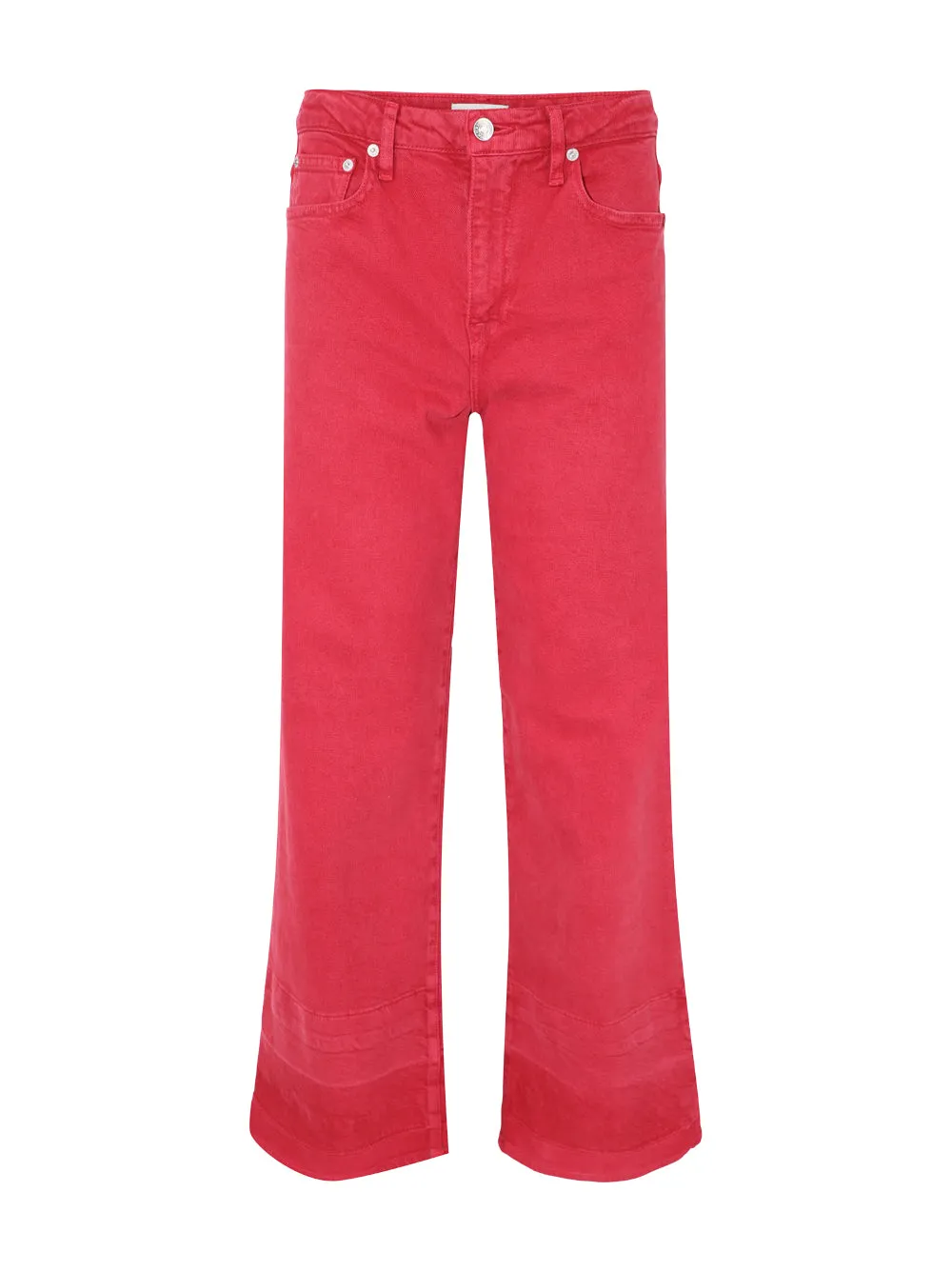 Simkhai Jude Long Straight Leg Jeans Cherry