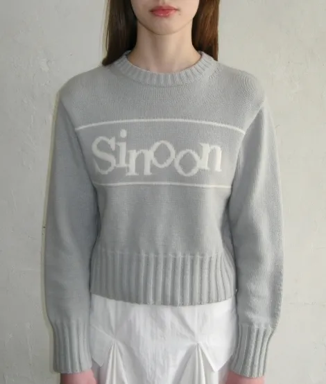 sinoon  |Street Style Long Sleeves Plain Logo Outlet