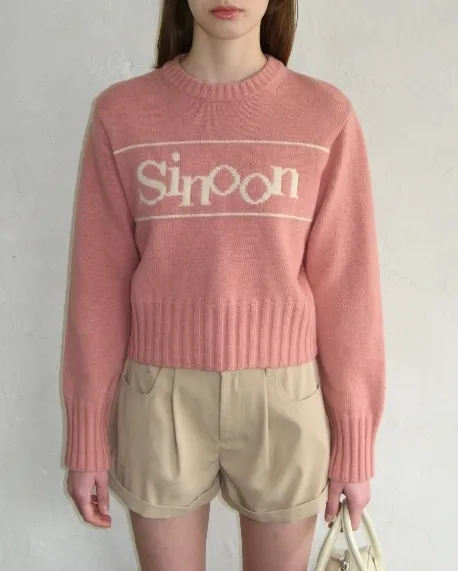 sinoon  |Street Style Long Sleeves Plain Logo Outlet