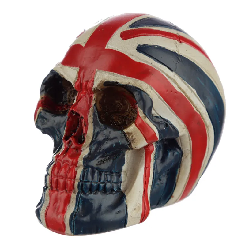 Skull Union Jack Head Ornament SK308