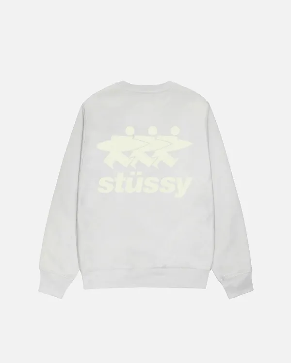 STUSSY  |Crew Neck Pullovers Unisex Street Style Long Sleeves Cotton