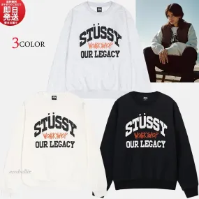 STUSSY  |Pullovers Unisex Street Style Collaboration Long Sleeves