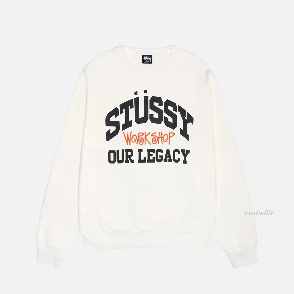 STUSSY  |Pullovers Unisex Street Style Collaboration Long Sleeves