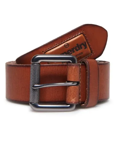 Superdry Badgeman Belt Tan