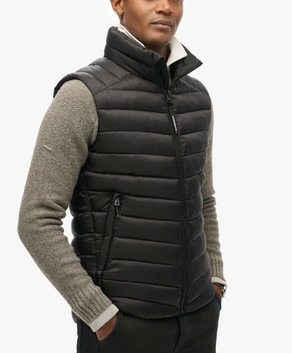 Superdry Fuji Sport Padded Gilet Bodywarmer Black