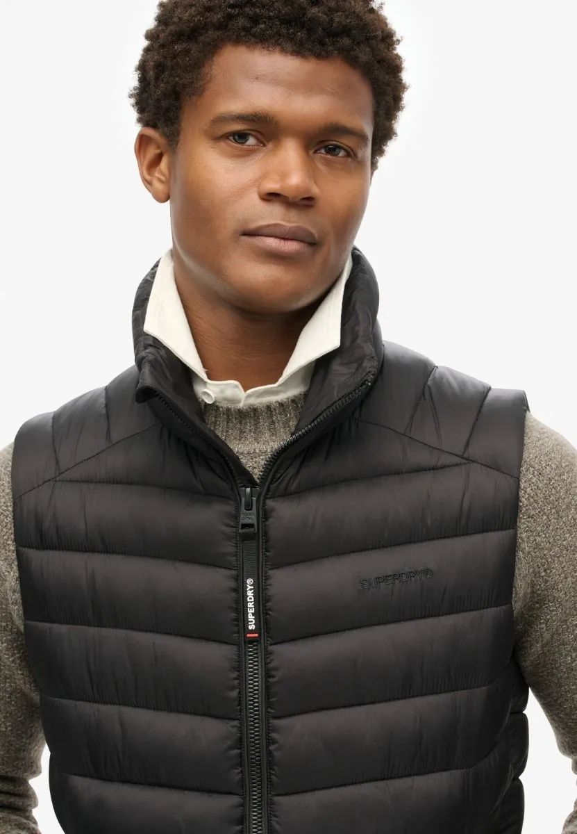 Superdry Fuji Sport Padded Gilet Bodywarmer Black