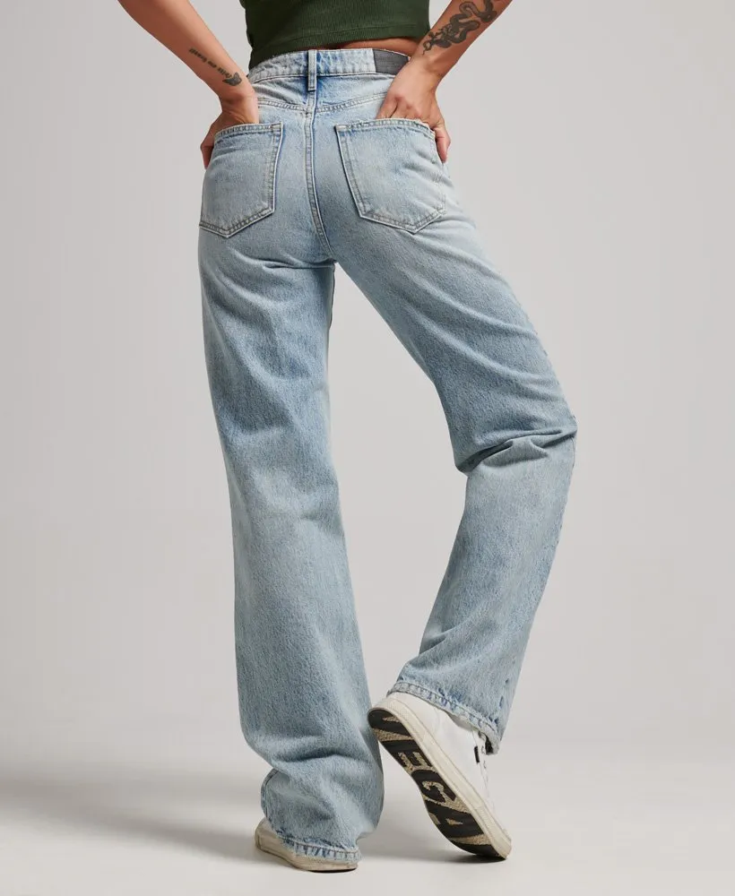 Superdry - Mid Rise Wide Leg Jeans Spring Vintage Custom