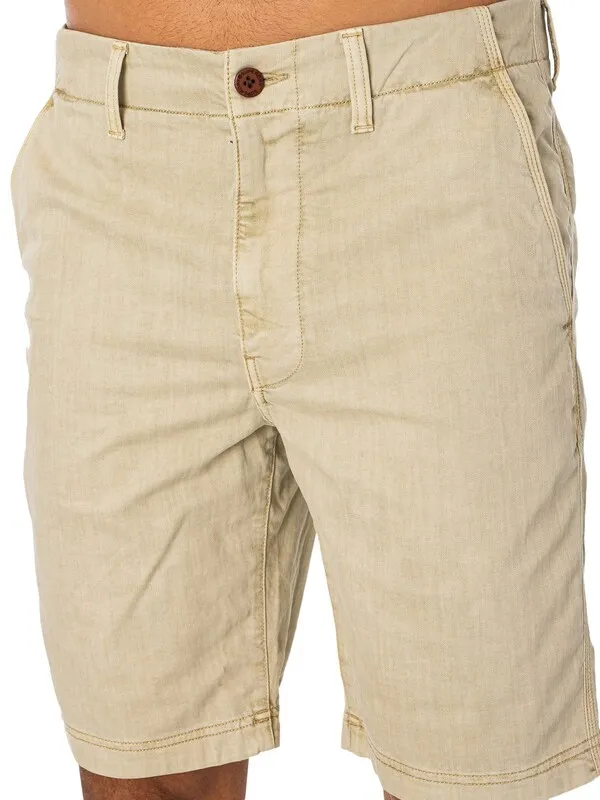 Superdry Vintage International Chino Shorts - Chateau Grey