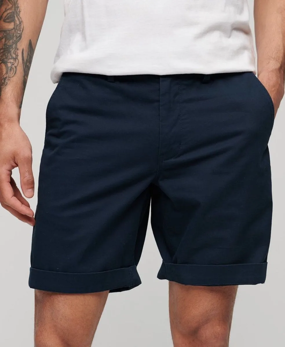 Superdry Vintage Stretch Chino Shorts Eclipse