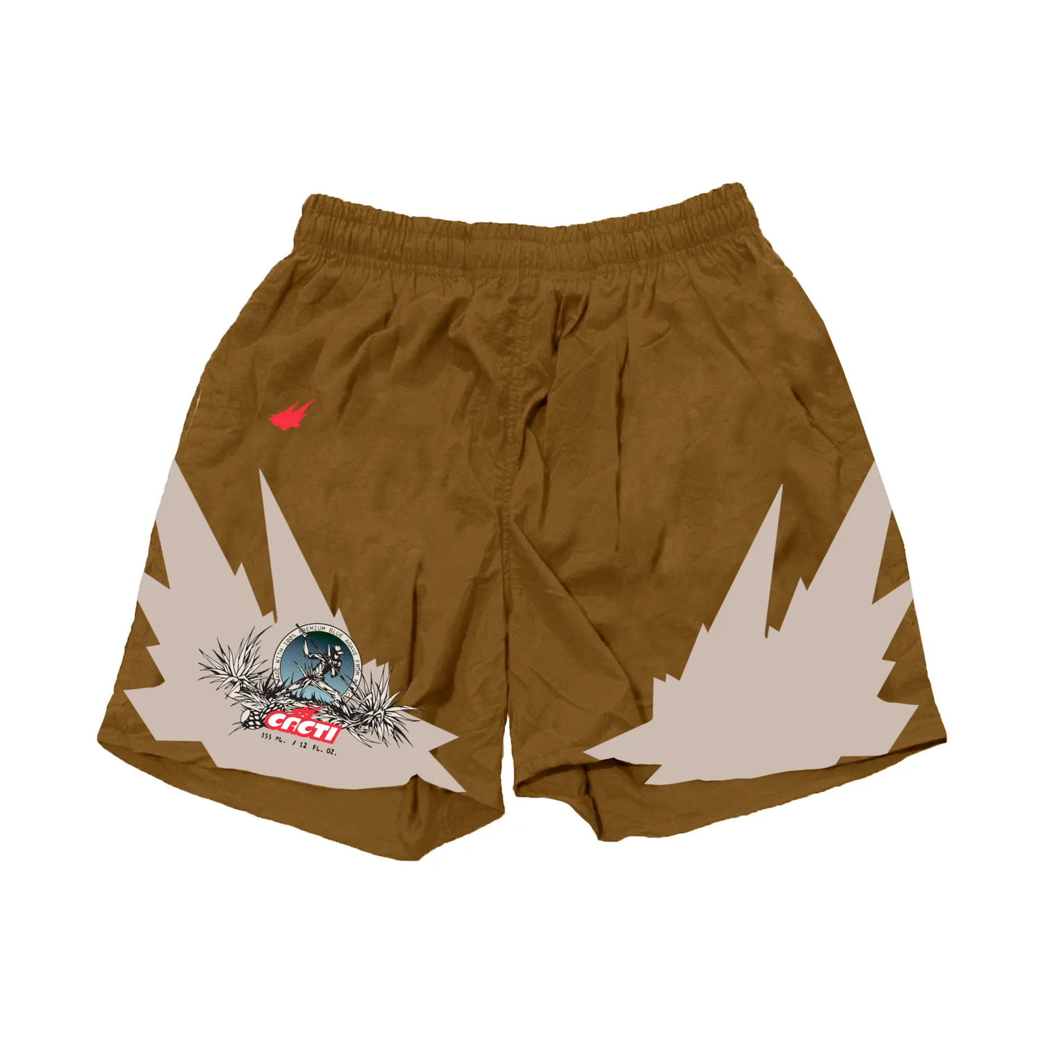 Travis Scott Cacti Heritage Soccer Short II Tan