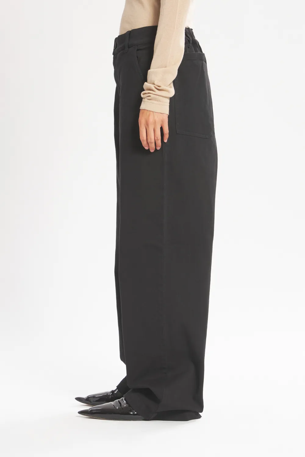 Trousers Ida Mante Nero