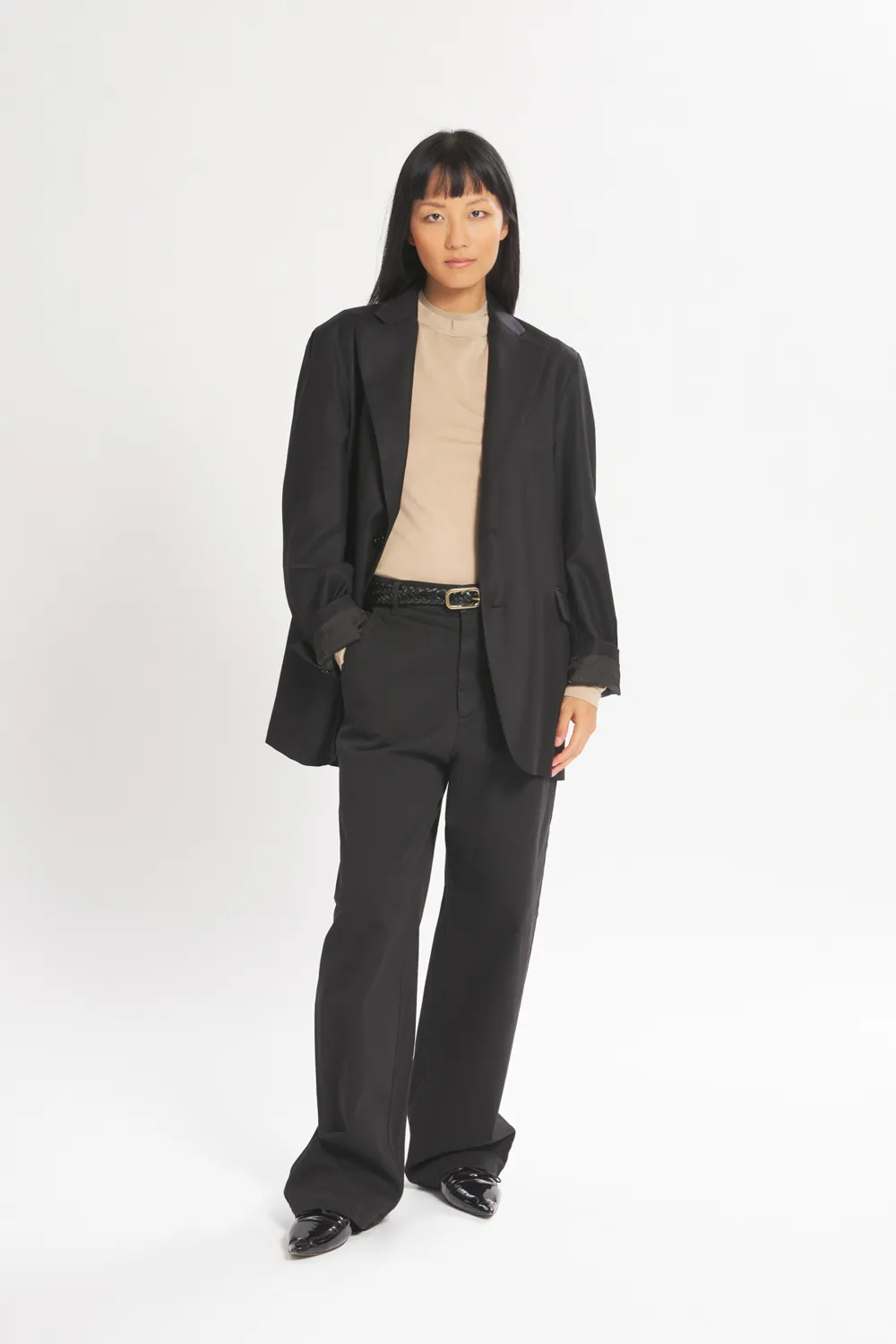 Trousers Ida Mante Nero