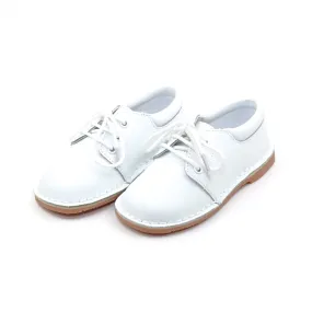 Tyler White Leather Lace Up Shoe