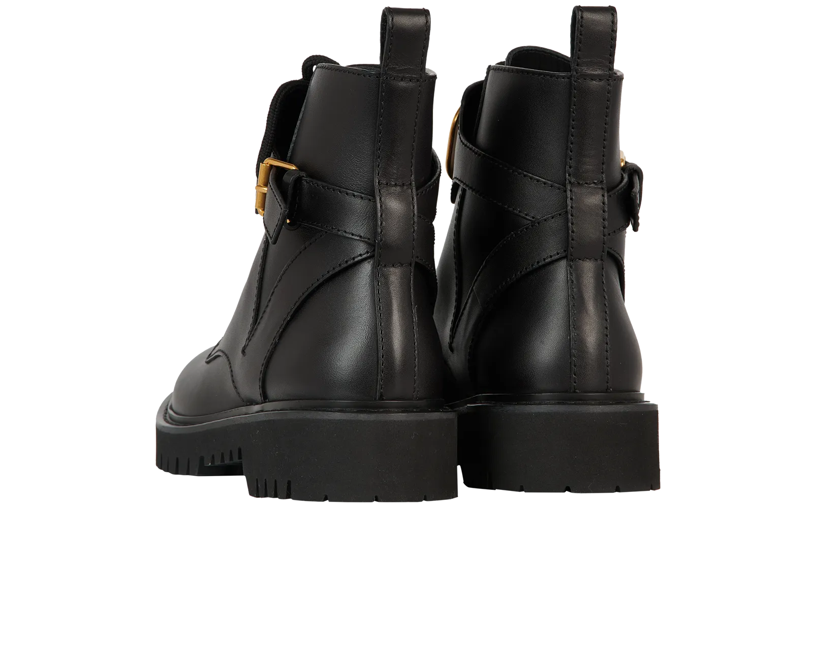 Valentino V Logo Combat Boots