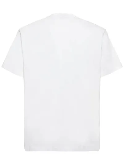 VERSACE  |Crew Neck Pullovers Street Style U-Neck Cotton Short Sleeves