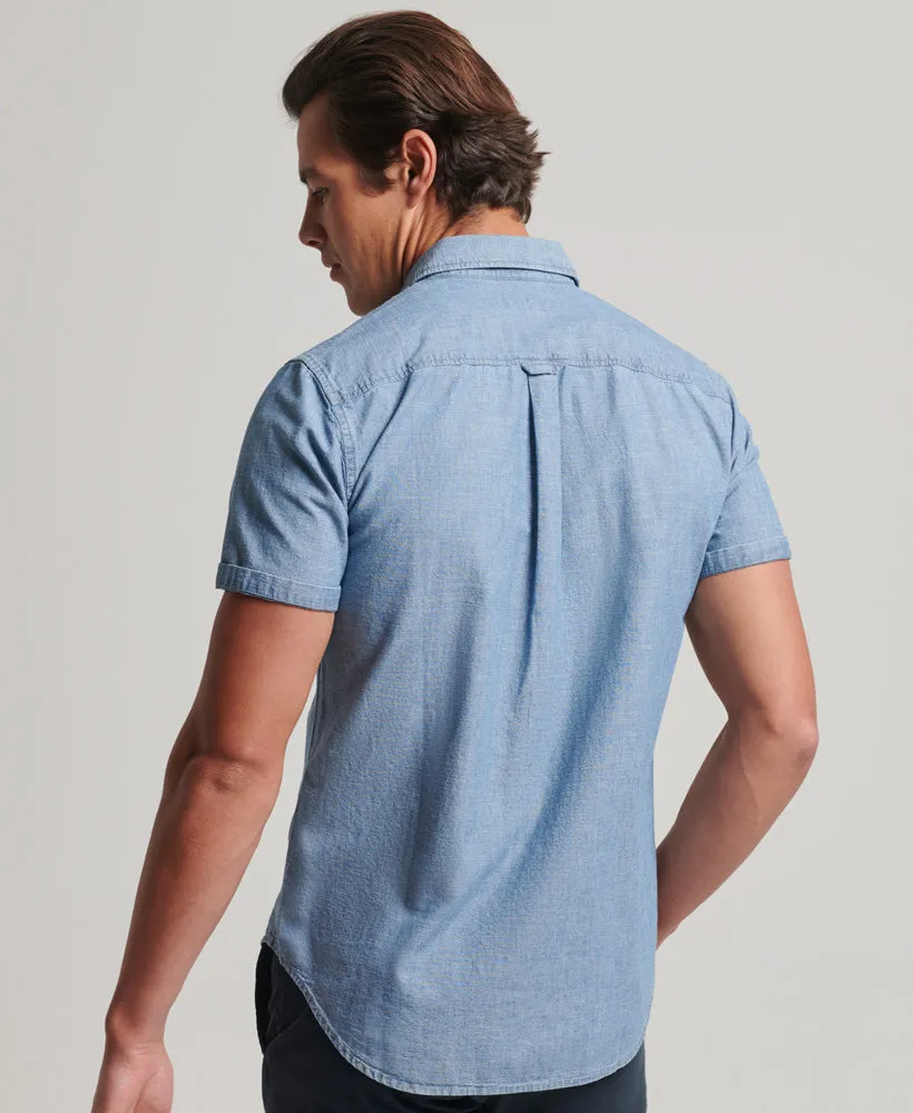 Vintage Loom Short Sleeve Shirt | Worn Wash Indigo