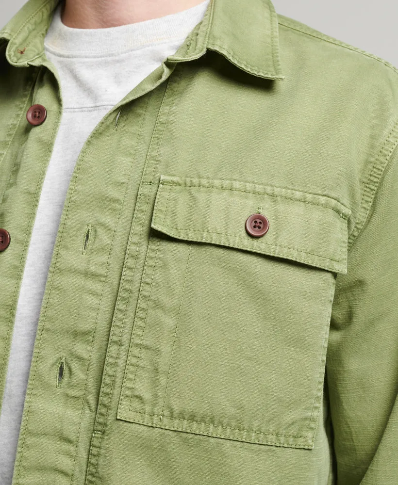 Vintage Military Shirt | Drab Olive Green