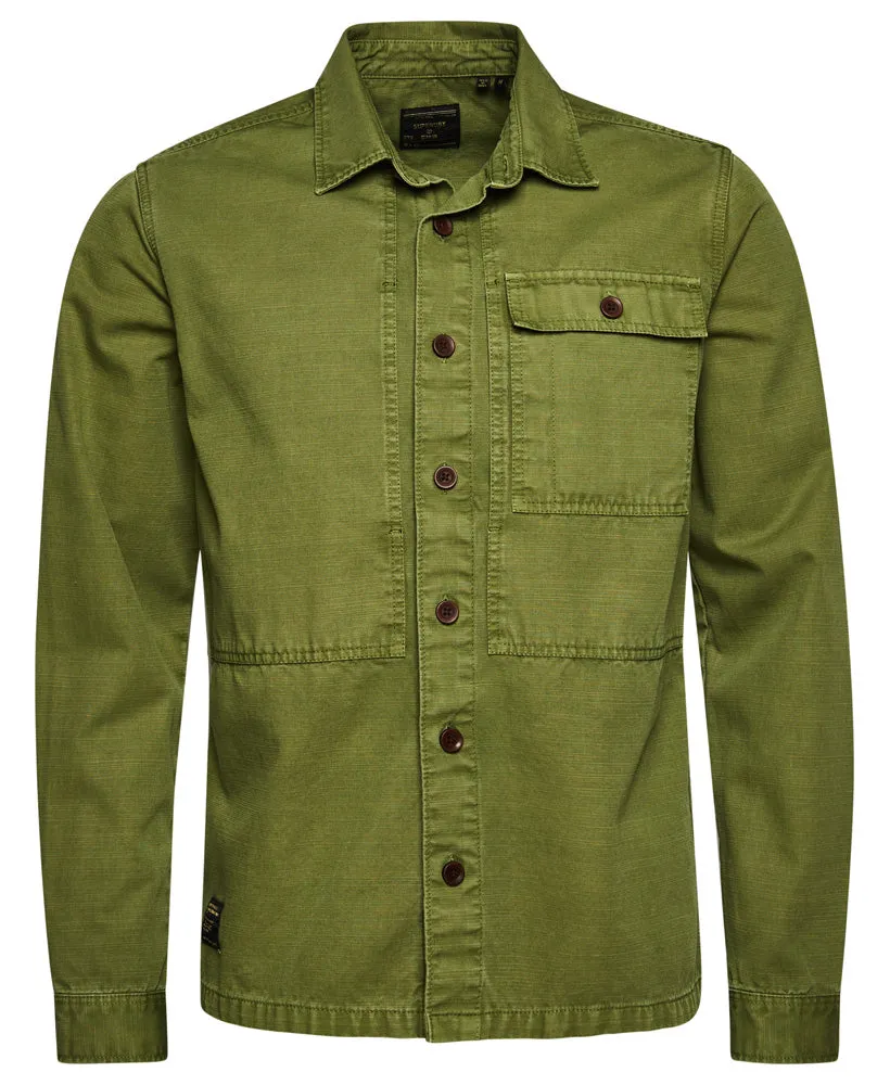 Vintage Military Shirt | Drab Olive Green