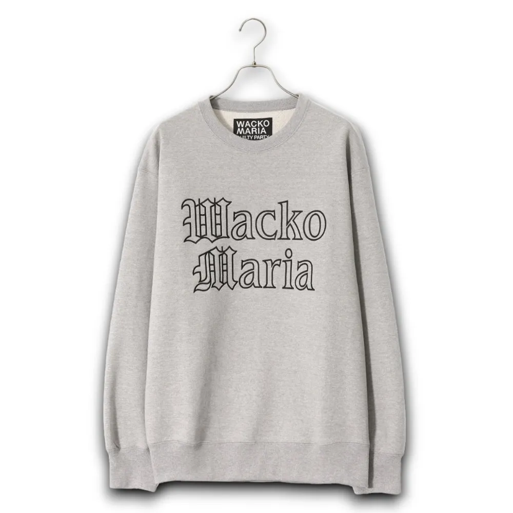 WACKO MARIA  |Crew Neck Pullovers Unisex Street Style Long Sleeves Plain