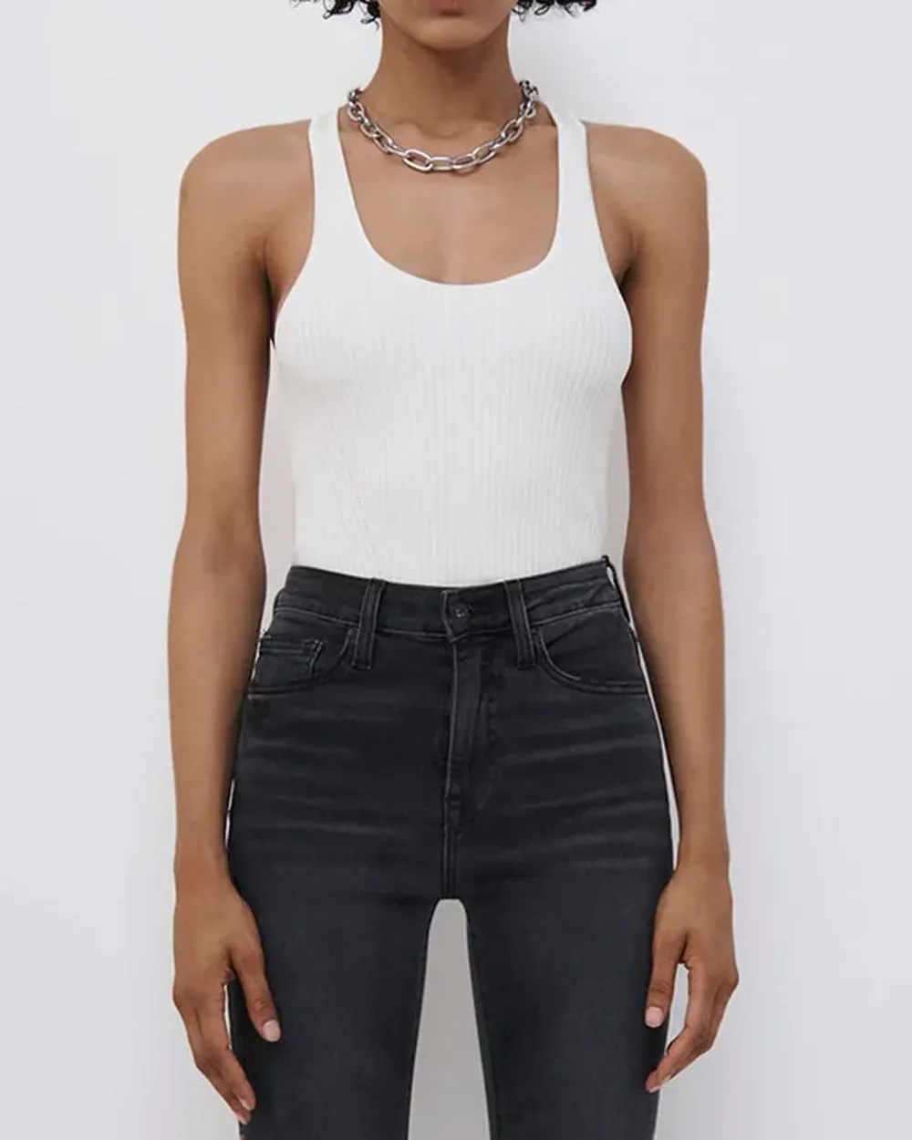 White Cecilia Crop Top