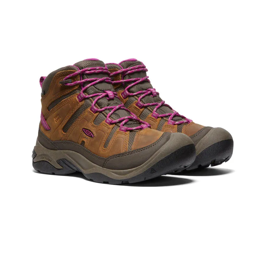 WOMEN'S CIRCADIA MID WP - SYRUP/BOYSENBERRY