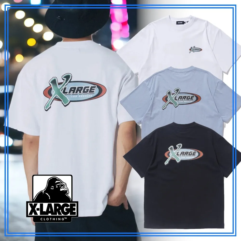 X-Large  |Pullovers Unisex Street Style Plain Short Sleeves