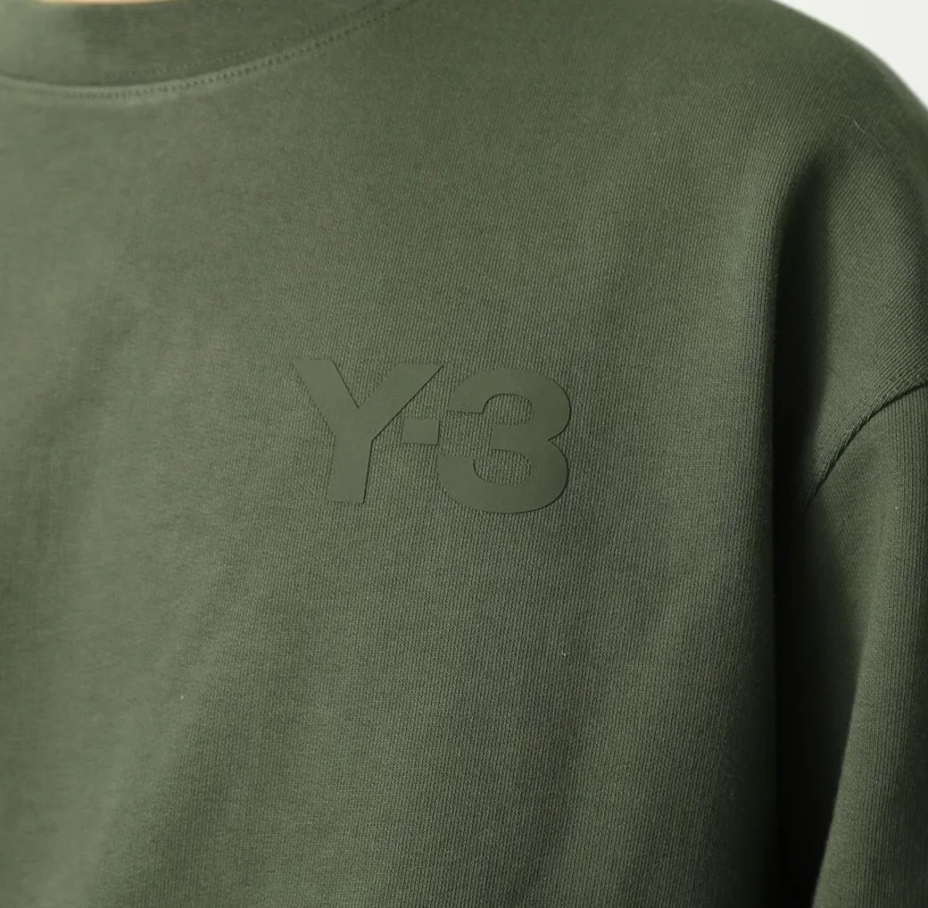 Y-3  |Pullovers Street Style U-Neck Long Sleeves Cotton Oversized