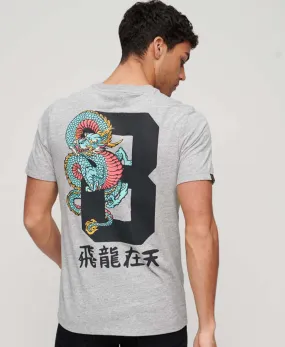 Year of the Dragon Graphic Tee | Athletic Grey Marle