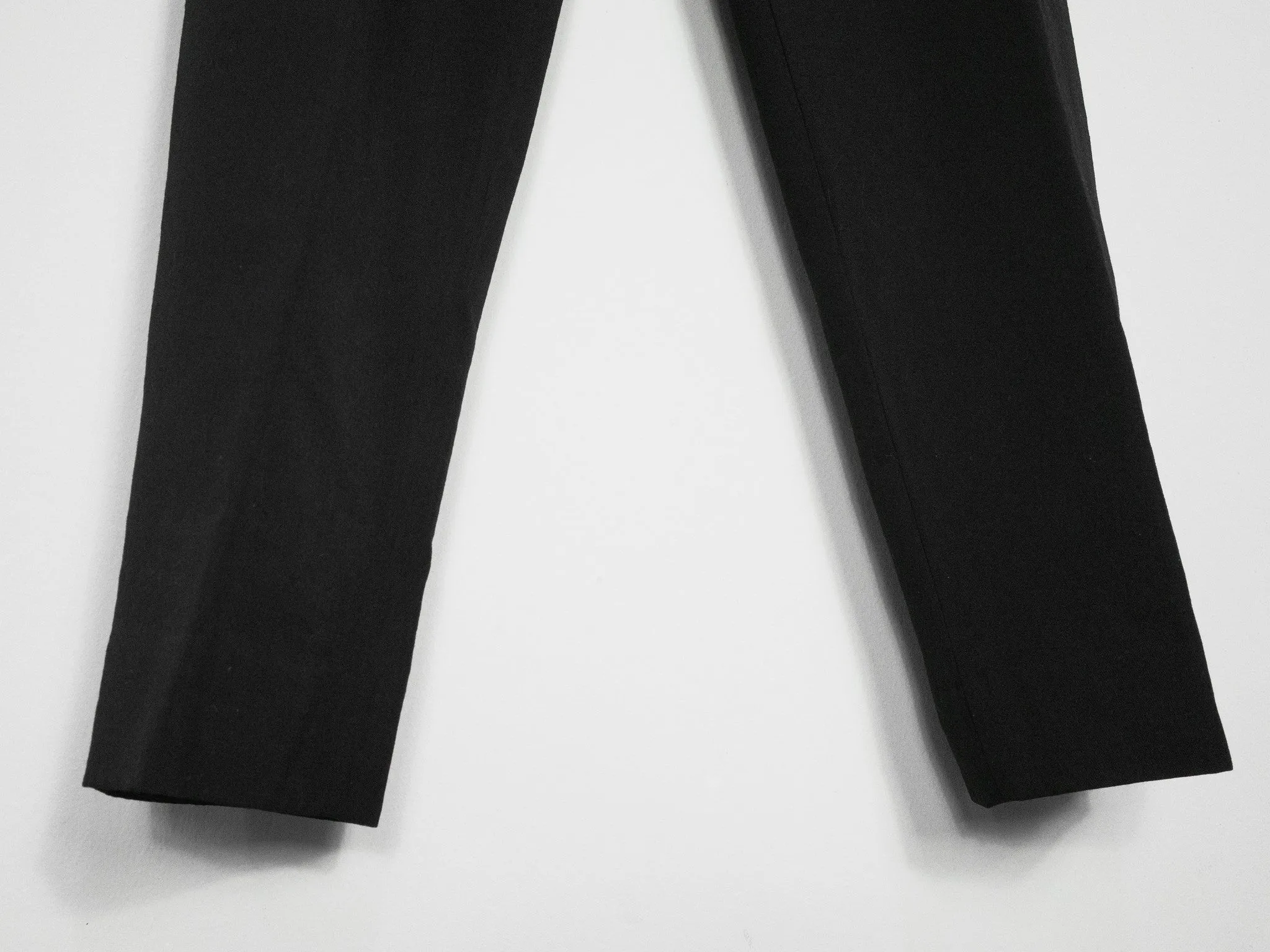 Yohji Yamamoto Pour Homme Fish Embroidery Wool Gabardine Trousers