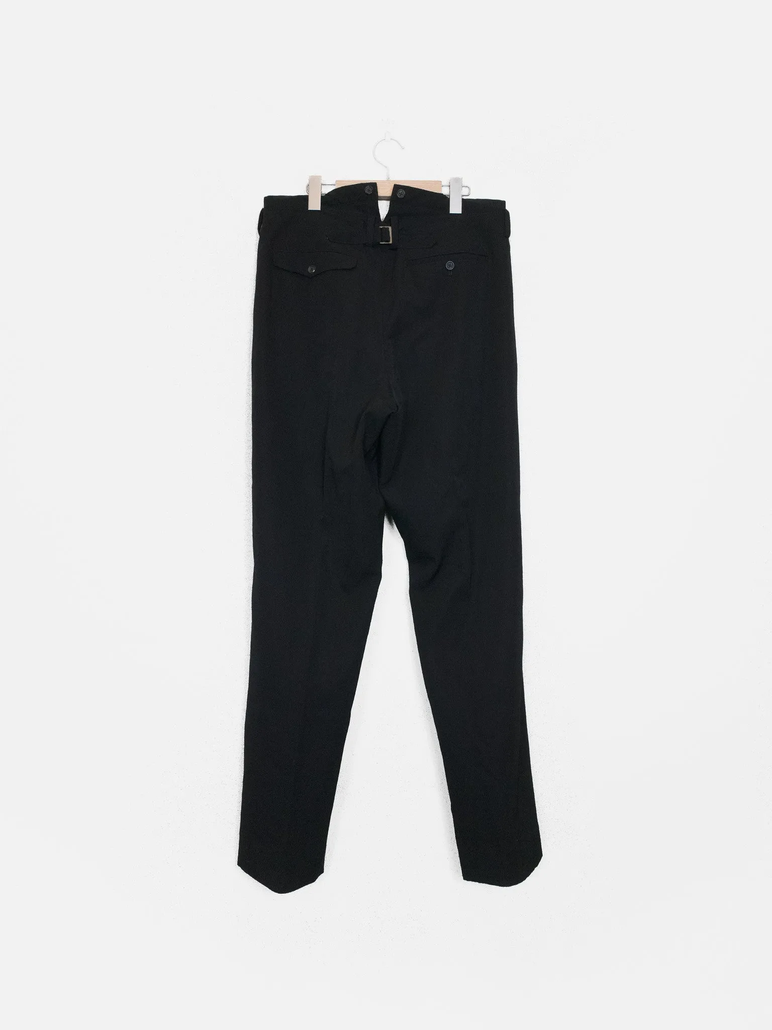 Yohji Yamamoto Pour Homme Fish Embroidery Wool Gabardine Trousers