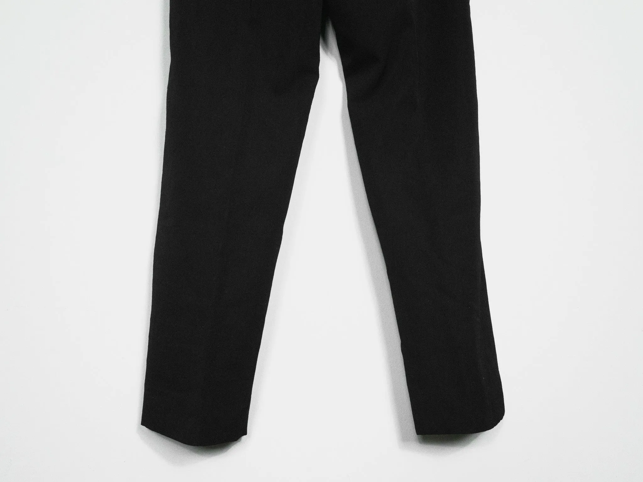 Yohji Yamamoto Pour Homme Fish Embroidery Wool Gabardine Trousers